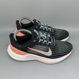 Nike Air Zoom Winflo 9 Black Running Shoes DD8686-004 Women’s Sz 7 New